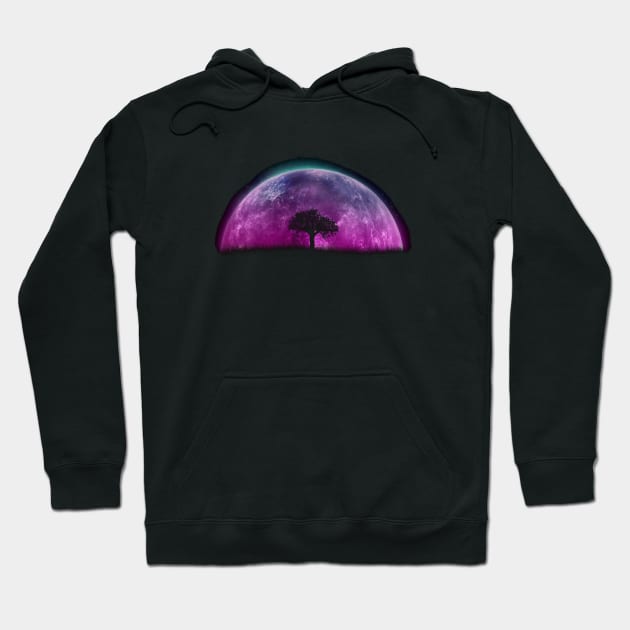 Tree in Space Hoodie by SPAZE